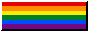 a button with a pride flag on it