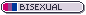 A gray button with a square coloured with bisexual flag colors to the left and a text saying 'BISEXUAL' on it.